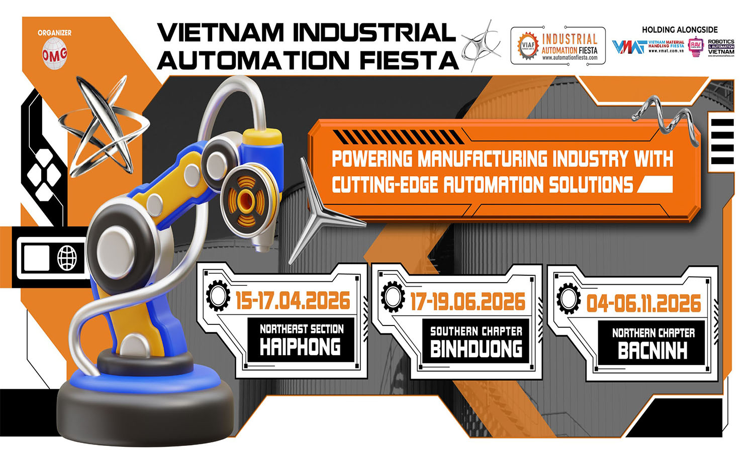 2026年11月越南（北方）北宁国际工业制造及自动化展VIMF+ VIAF
